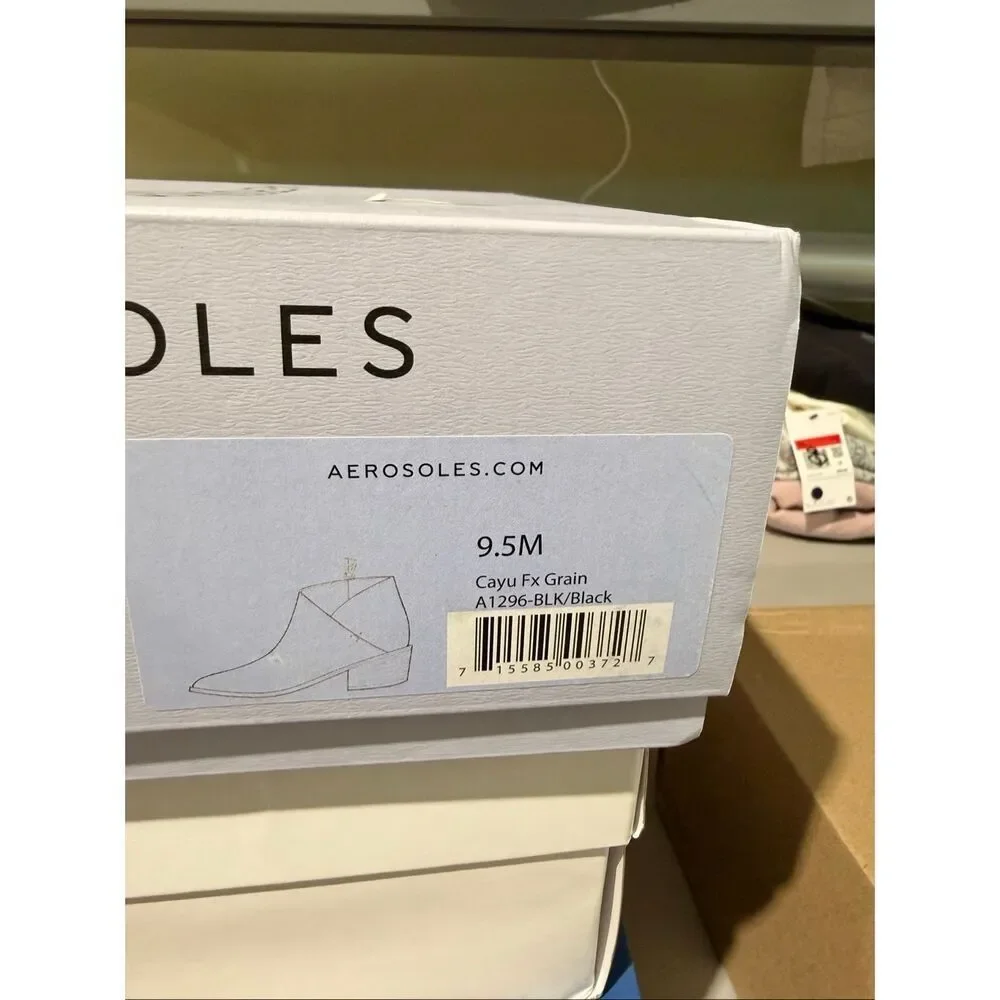 Aerosoles 1.5” Cayu Cut Out Ankle Bootie Black 9.5